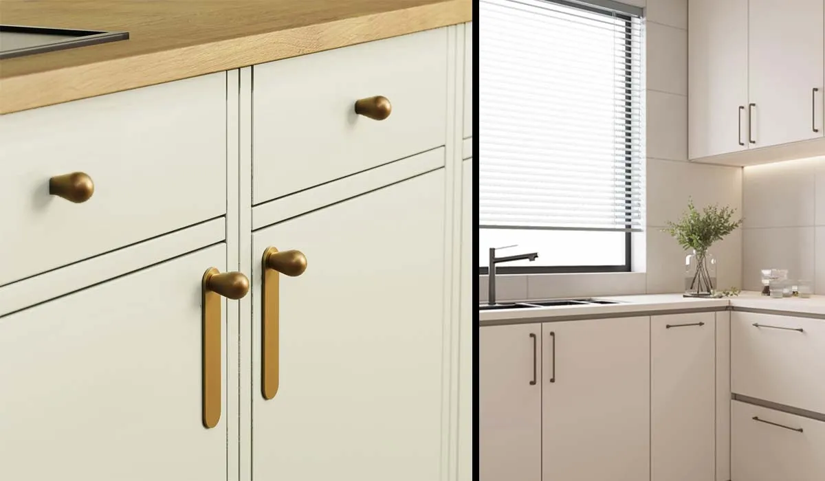 بهترین و مناسب ترین دستگیره برای کابینت سفید