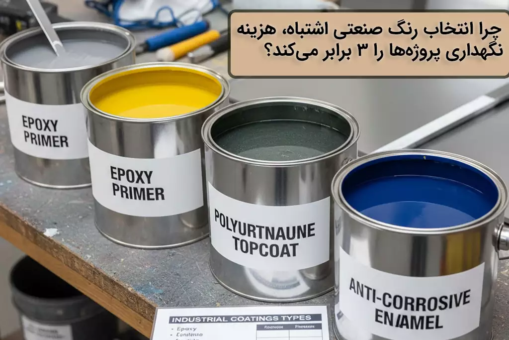 چرا انتخاب رنگ صنعتی اشتباه، هزینه نگهداری پروژه‌ها را 3 برابر می‌کند؟