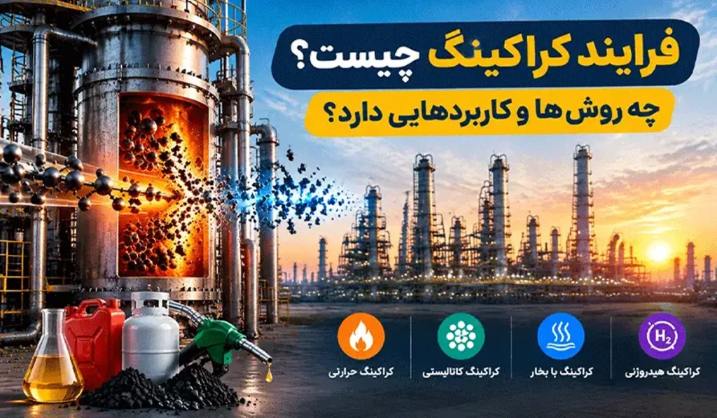 فرایند کراکینگ نفت در پالایشگاه و صنعت پتروشیمی